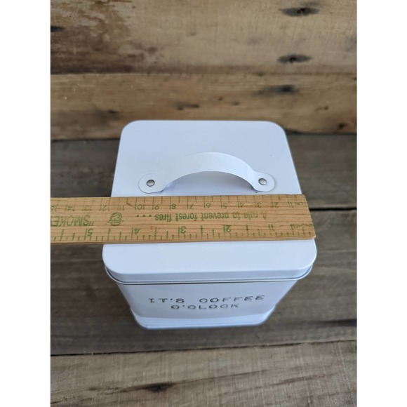 It's Coffee O'Clock Metal Coffee Storage Bin - Picture 8 of 8